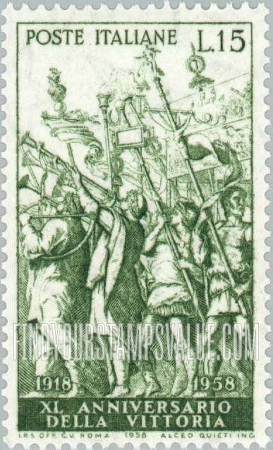 FindYourStampsValue: “The Triumph of Caesar,” Montegna