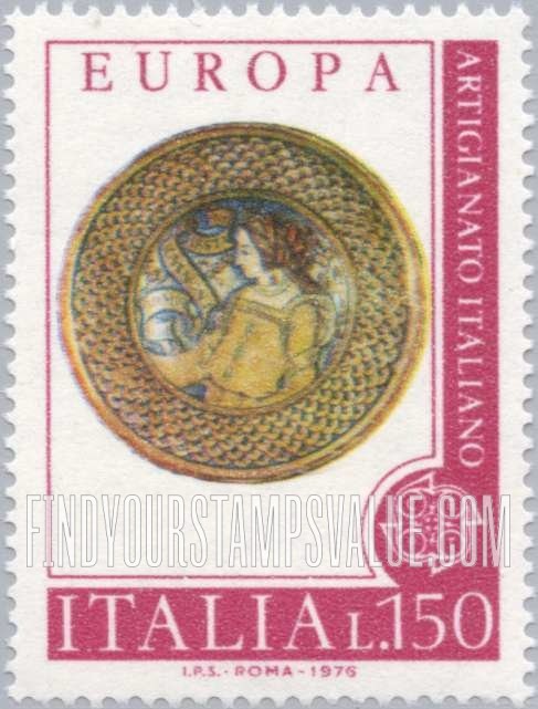 FindYourStampsValue: Majolica Plate, Deruta