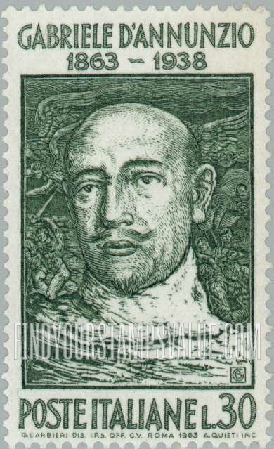 FindYourStampsValue: Gabriele D’Annunzio