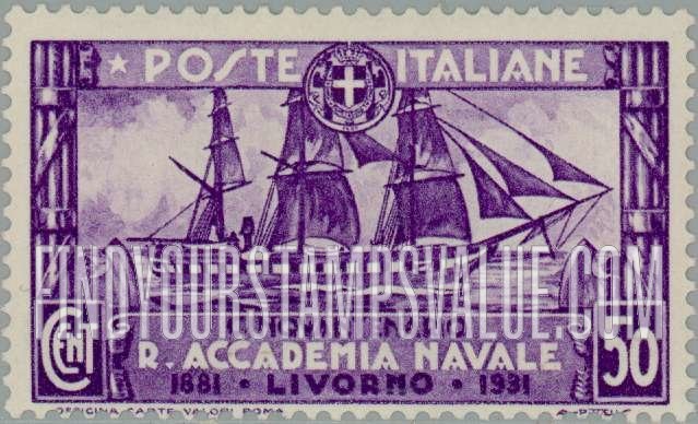 FindYourStampsValue: Training Ship “Amerigo Vespucci”