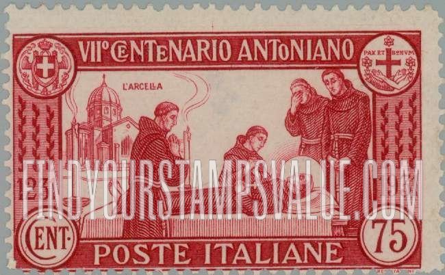 FindYourStampsValue: St. Anthony’s Death