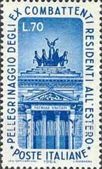 FindYourStampsValue: Left Arch of Victor Emmanuel Monument, Rome