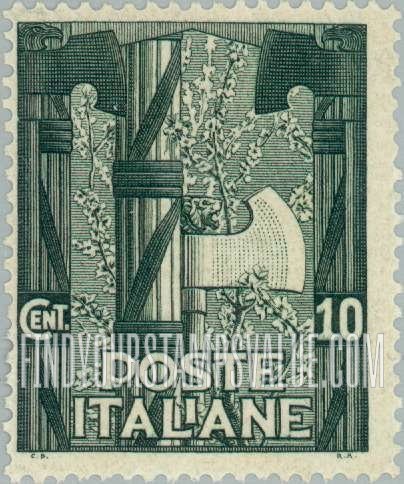 FindYourStampsValue: Emblem of the New Government