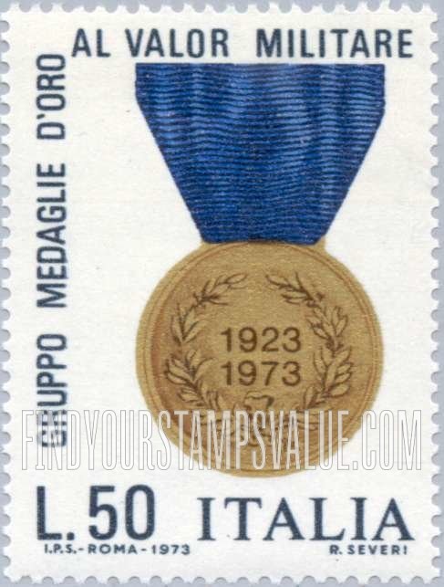 FindYourStampsValue: Gold Medal of Valor, 50th Anniversary