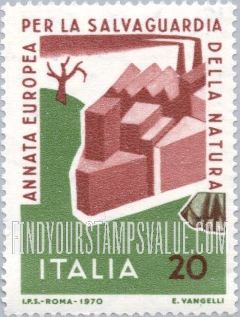 FindYourStampsValue: “Man Damaging Nature”