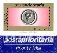 FindYourStampsValue: Priority Mail Type of 2001 With Euro Denominations Only