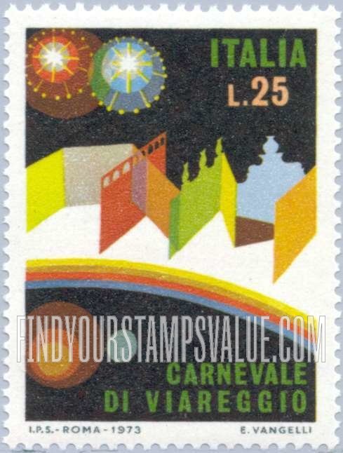 FindYourStampsValue: Viareggio by Night