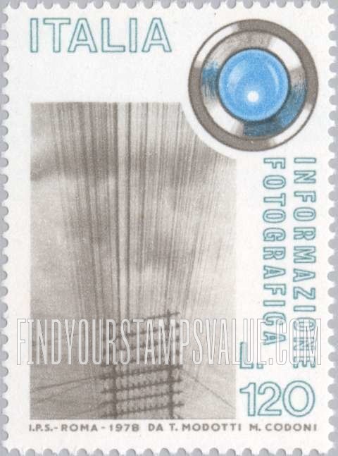 FindYourStampsValue: Telegraph Wires and Lens