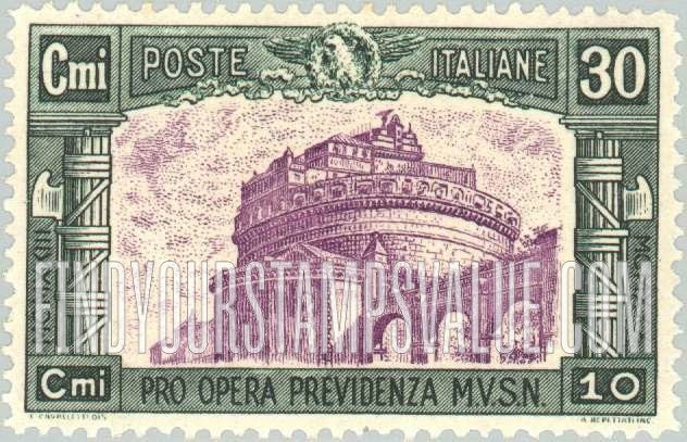 FindYourStampsValue: SEMI-POSTAL - Castle of St. Angelo