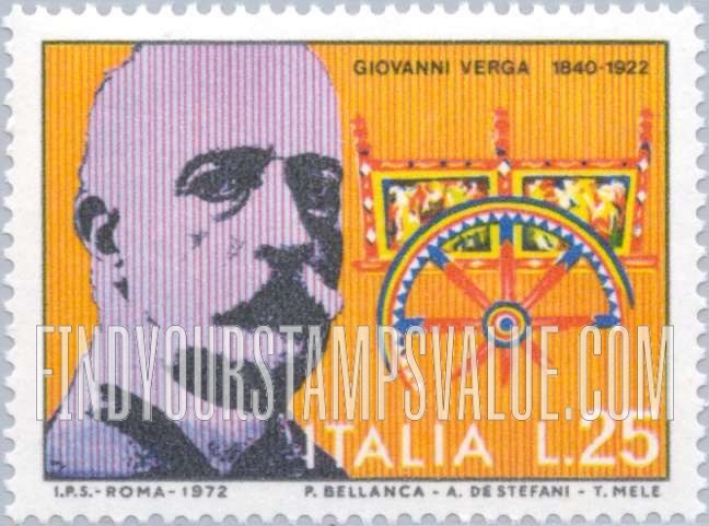 FindYourStampsValue: Giovanni Verga and Sicilian Cart