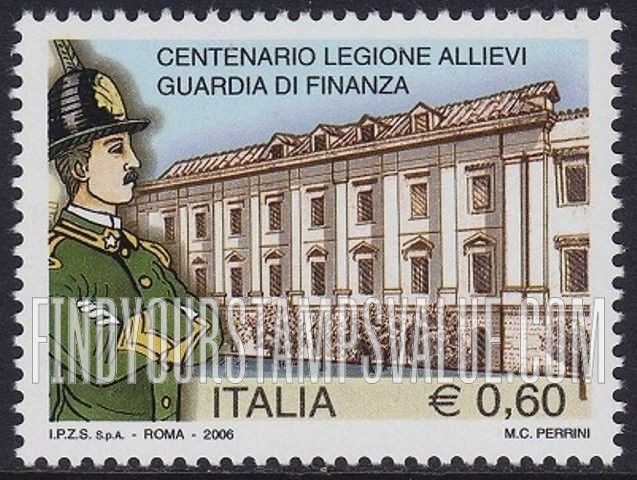 FindYourStampsValue: Customs Cadet Legion, Centennial