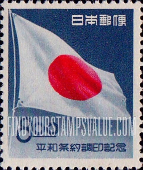 FindYourStampsValue: National Flag - 国旗