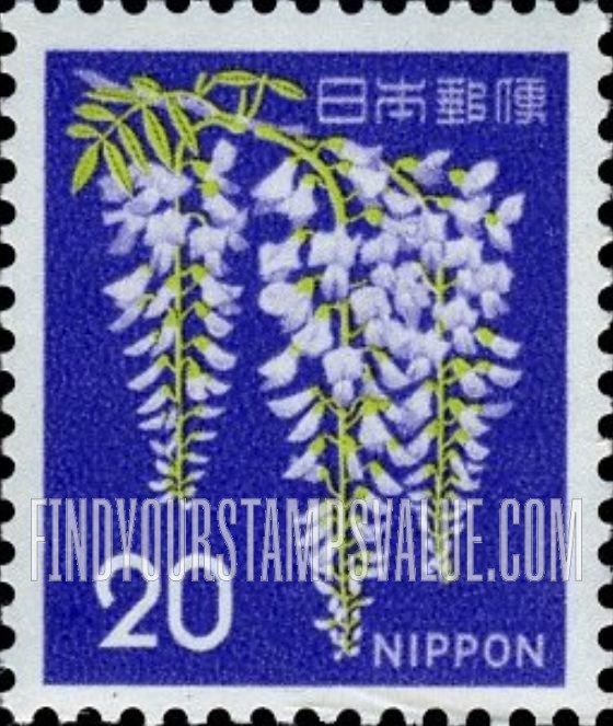 FindYourStampsValue: Wisteria - 藤の花