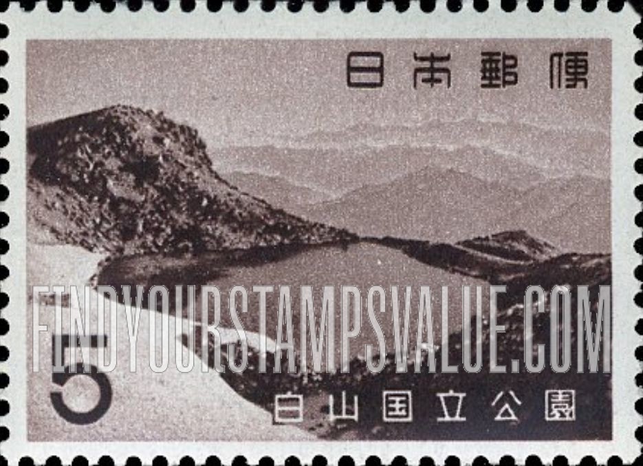 FindYourStampsValue: Green Pond, Midorigaike - 翠ヶ池