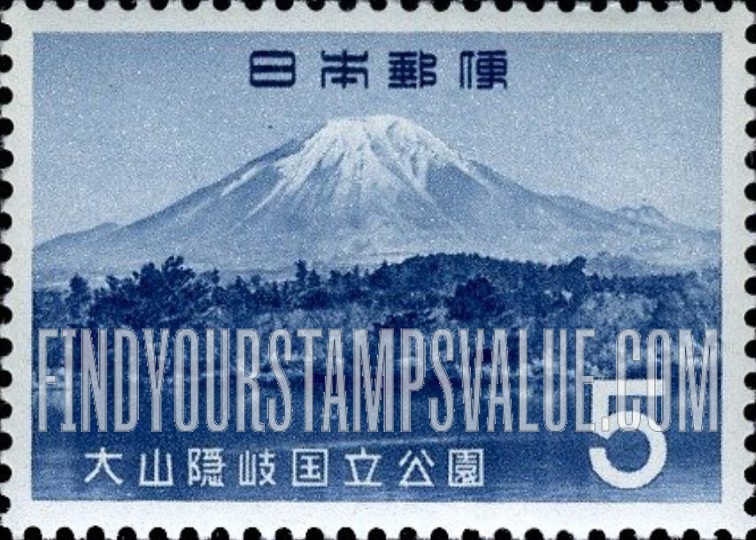 FindYourStampsValue: Mt. Daisen - 大仙