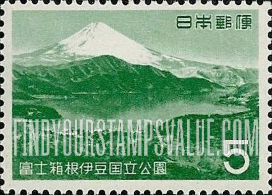 FindYourStampsValue: Mt. Fuji from Lake Ashi - 芦ノ湖の富士山