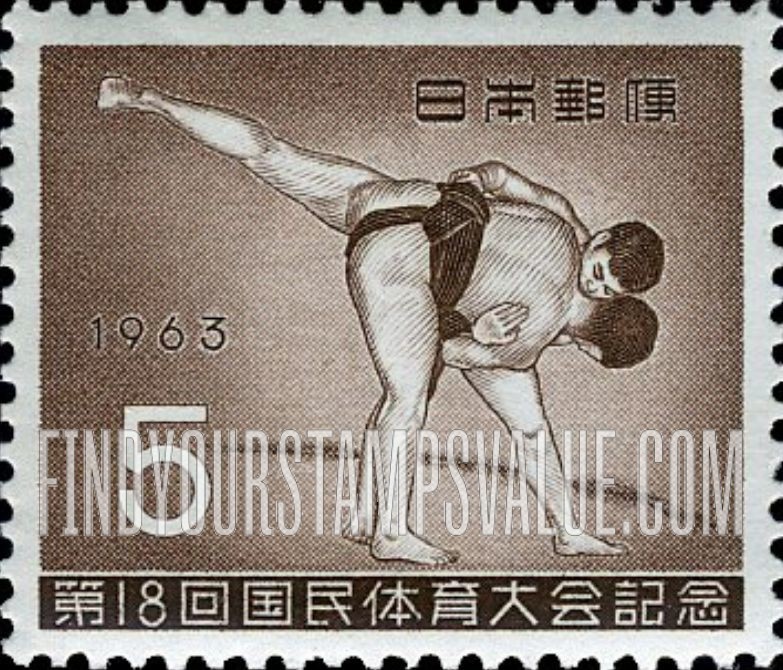 FindYourStampsValue: Japanese wrestling (sumo) - 相撲