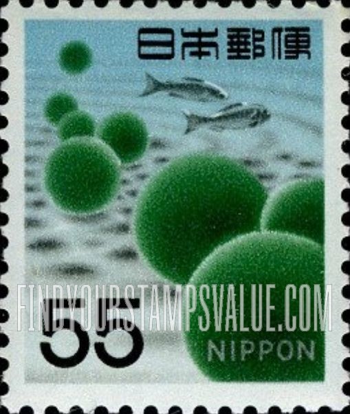 FindYourStampsValue: Water Plants, Lake Akan - マリモ、阿寒湖