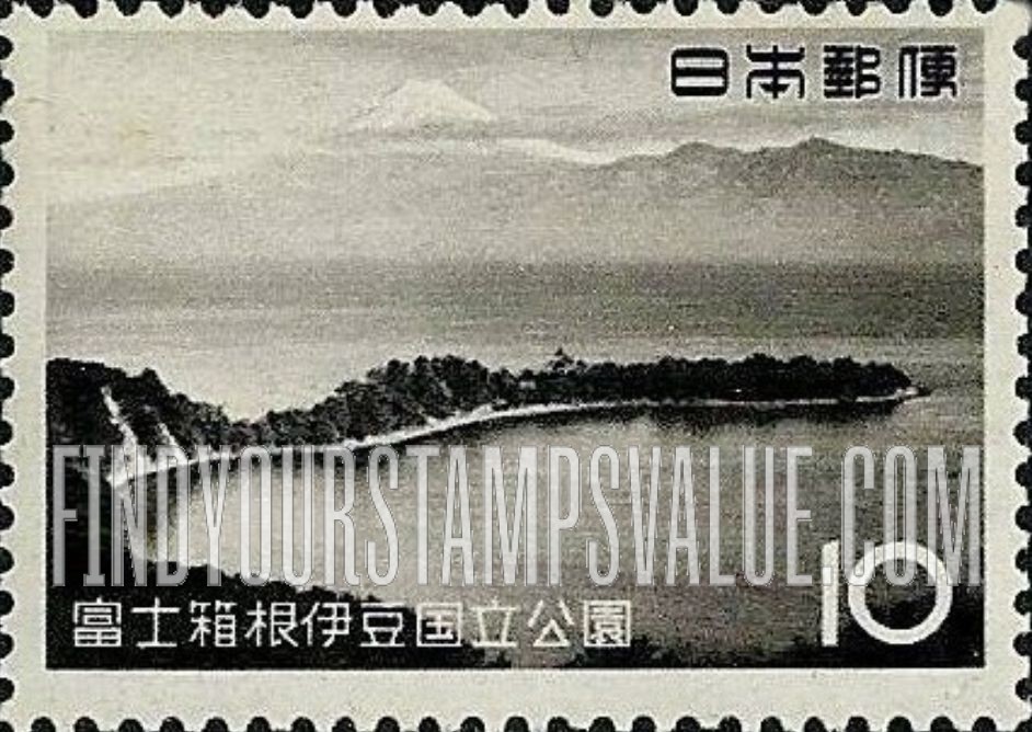 FindYourStampsValue: Mt. Fuji from Cape of Ose - 大瀬崎の富士山