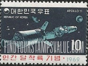 FindYourStampsValue: Apollo 11, Separation of Third Stage