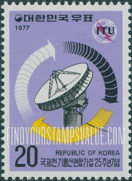 FindYourStampsValue: Satellite Antenna and Microwaves - 위성 안테나와 마이크로웨이브