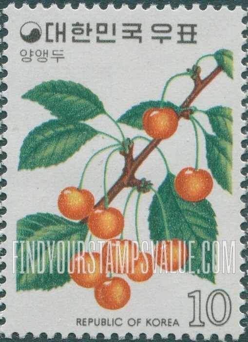 FindYourStampsValue: Cherries - 양앵두