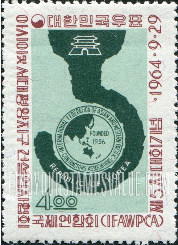 FindYourStampsValue: Crane Hook and Emblem - 두루미 후크와 상징