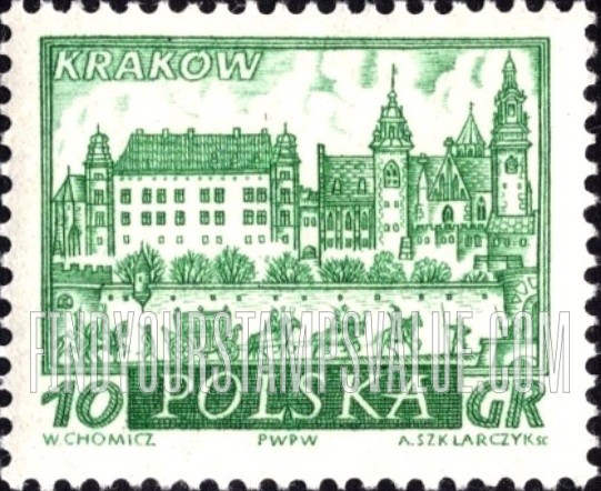FindYourStampsValue: Historic Towns: Cracow