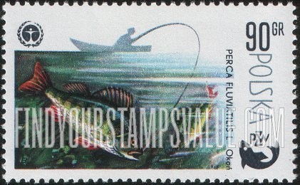 FindYourStampsValue: Fish and Environmental Protection Emblem: Perch