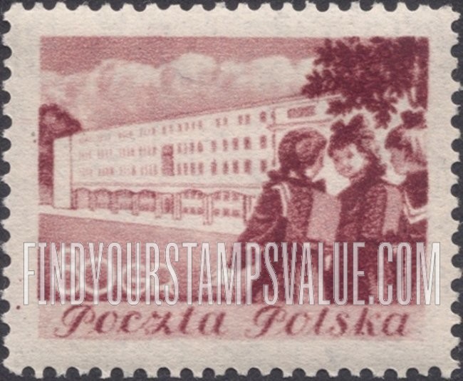FindYourStampsValue: Girls on the way to school