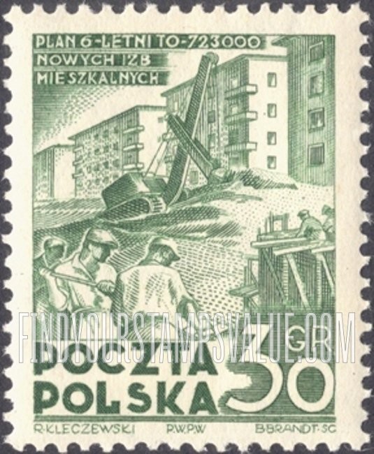 FindYourStampsValue: Apartment House Construction