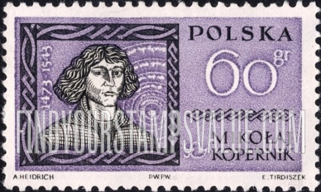 FindYourStampsValue: Famous Poles: Nicolaus Copernicus