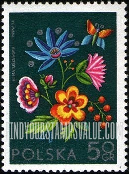 FindYourStampsValue: Embroideries from Cracow