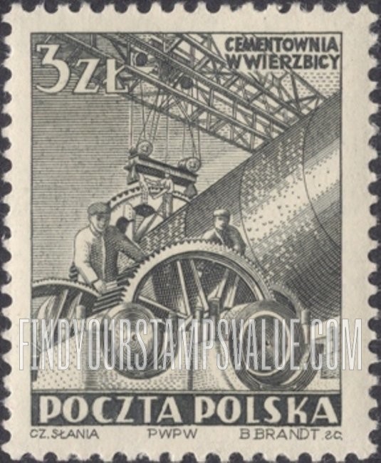 FindYourStampsValue: Concrete Works, Wierzbica