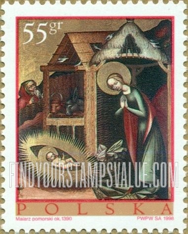 FindYourStampsValue: Christmas: Nativity scene