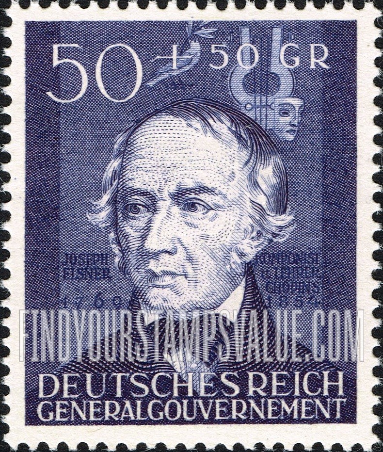 FindYourStampsValue: OCCUPATION SEMI-POSTAL - Joseph Elsner