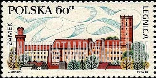 FindYourStampsValue: Tourist Type of 1969: Castle, Legnica