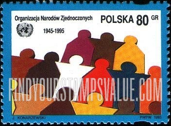 FindYourStampsValue: UN, 50th Anniversary