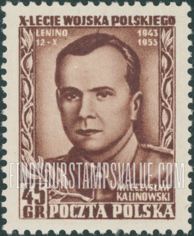 FindYourStampsValue: Mieczylaw Kalinowski