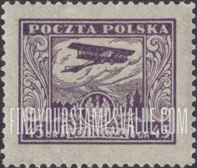 FindYourStampsValue: AIR POST - Biplane