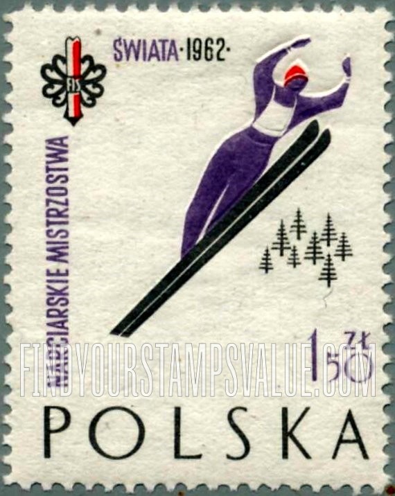 FindYourStampsValue: Ski jump, vertikal