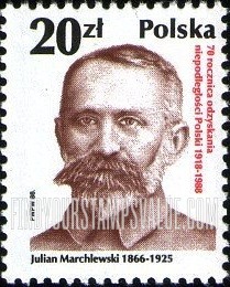 FindYourStampsValue: National Leaders: Julian Marchlewski