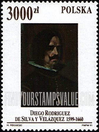 FindYourStampsValue: Paintings: Diego de Silva y Velazquez