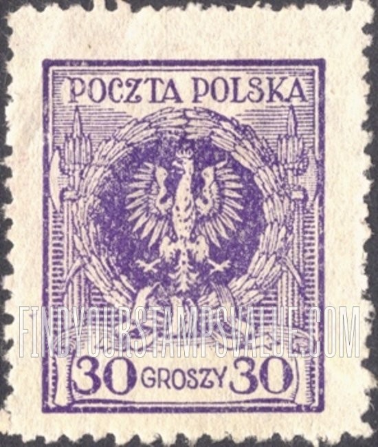 FindYourStampsValue: Arms of Poland