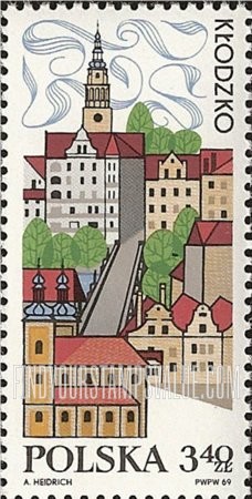 FindYourStampsValue: View of Klodzko, vertical