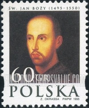 FindYourStampsValue: St. John of God (1495-1550), Initiator of Order