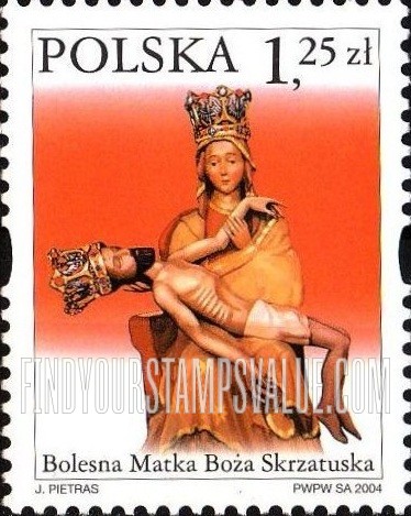 FindYourStampsValue: Depictions of the Virgin Mary: Bolesna Matka Boza Skrzatuska