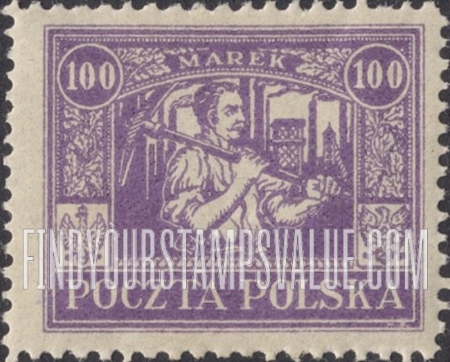 FindYourStampsValue: Miner: Type of 1919