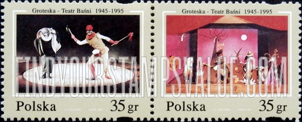 FindYourStampsValue: Groteska Theatre of Fairy Tales, 50th Anniversary
