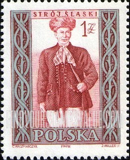 FindYourStampsValue: Regional Costumes: Man from Silesia